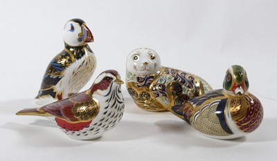 Lot 120 - A collection of four Royal Crown Derby...