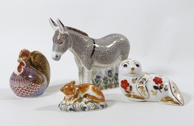 Lot 119 - A collection of four Royal Crown Derby...