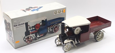 Lot 20 - Mamod SW1 steam wagon, in brown and cream,...