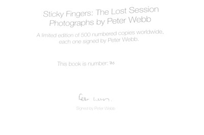 Lot 681 - Sticky Fingers: The Lost Session, Photographed...