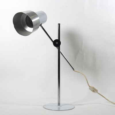 Lot 5 - A 1970's Prova aluminium adjustable desk lamp,...