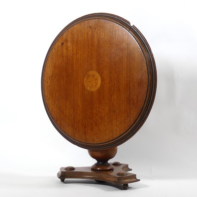 Lot 6 - A 19th century mahogany apprentice breakfast...