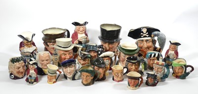 Lot 53 - A collection of Toby jugs, to include Royal...