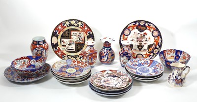 Lot 56 - A collection of Imari wares, to include...