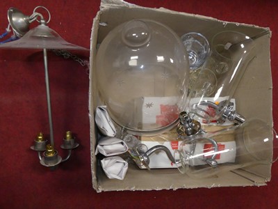 Lot 73 - A collection of lighting, to include a...