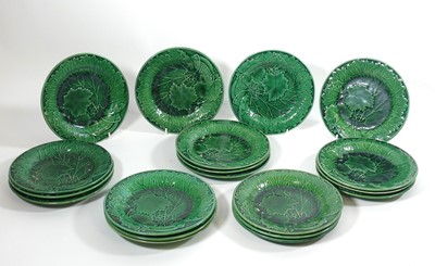 Lot 62 - A collection of Victorian and later green...