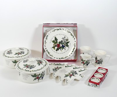 Lot 87 - A collection of Portmeirion The Holly & The...