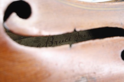 Lot 596 - A late 19th / early 20th century violin,...