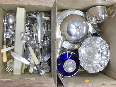 Lot 242 - A collection of miscellaneous silver plated...