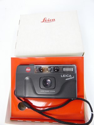 Lot 439 - A Leica Mini automatic super compact camera,...