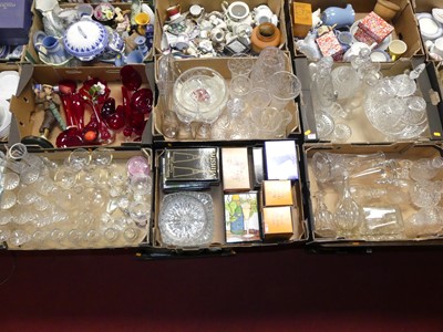 Lot 613 - A large collection of glassware to include...