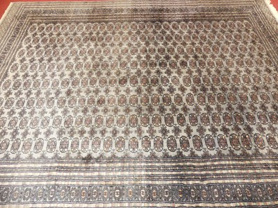 Lot 1163 - A large Persian woollen pale blue ground...