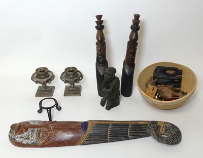 Lot 587 - A collection of tribal wares, to include a...