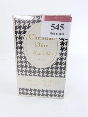 Lot 545 - A sealed box of Christian Dior Miss Dior eau...