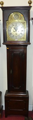 Lot 1194 - A circa 1800 mahogany long case clock, having...