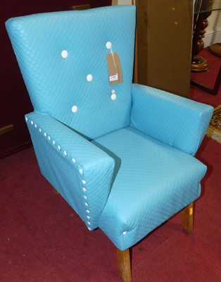 Lot 1198 - A child's upholstered 1960s armchair, together...