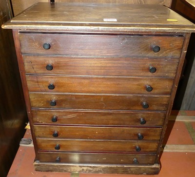 Lot 1228 - An early 20th century stained beech table top...