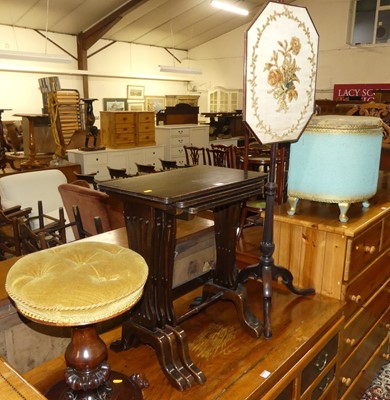 Lot 1251 - Occasional furniture to include; a...