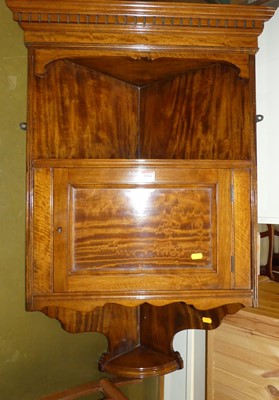 Lot 1364 - A circa 1900 mahogany single door hanging...