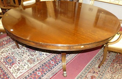 Lot 1372 - A large contemporary mahogany circular...