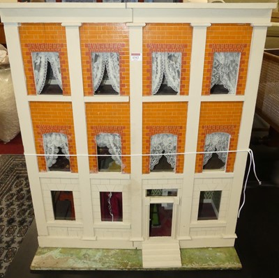 Lot 1312 - A Silber & Fleming three-storey dolls house,...