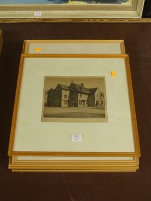 Lot 1040 - Alfred Blundell - Old houses, Bury St Edmunds,...