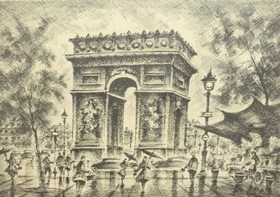 Lot 1052 - Maurice Legendre? - The Arc de Triomphe,...