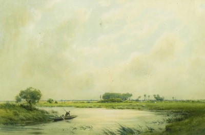 Lot 1059 - Charles Wilkinson - The River Ouse, near...