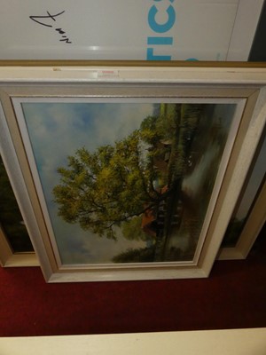 Lot 1094 - Lawrence Coulson - Lone fisherman on the...