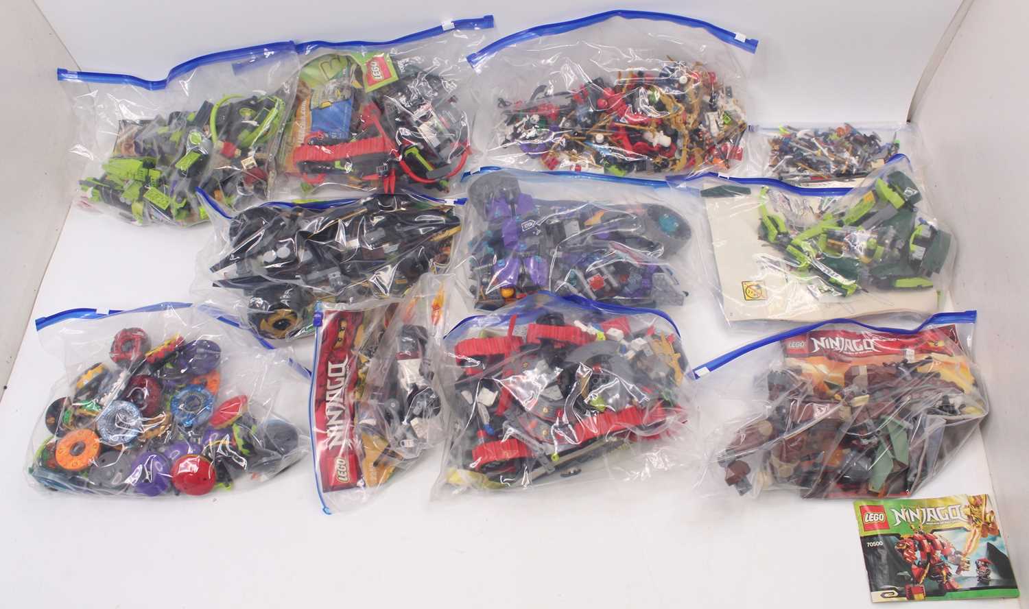 Lot 1889 - Lego Ninjago, a quantity of bagged sets and...