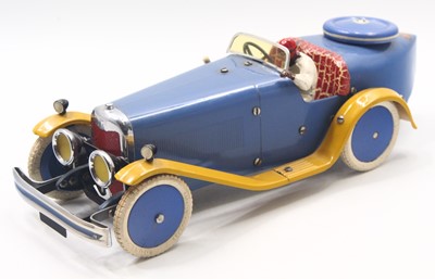 Lot 636 - Meccano No.2 Motor Car, blue and yellow...