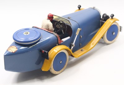 Lot 636 - Meccano No.2 Motor Car, blue and yellow...