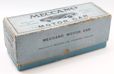 Lot 636 - Meccano No.2 Motor Car, blue and yellow...