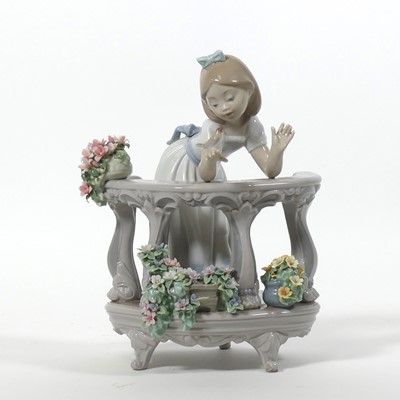 Lot 6 - A Lladro porcelain figure 'Morning Song',...