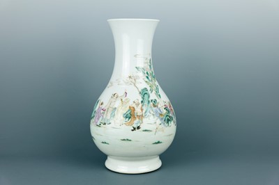 Lot A rare and extremely fine Chinese famille rose...