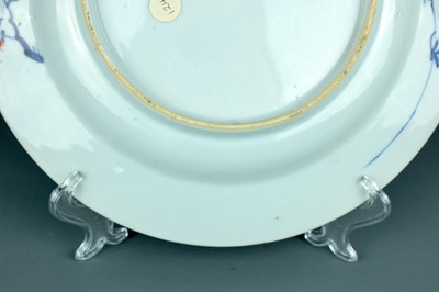 Lot 2078 - A Chinese famille verte dish, Qing Dynasty,...