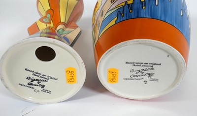 Lot 180 - A Wedgwood Yo Yo vase in the Sliced Circle...