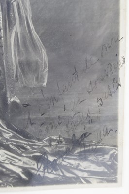 Lot 731 - Mata Hari, a 23 x 17cm black and white image...