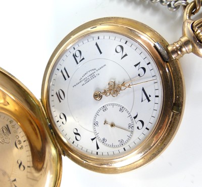 Lot 2553 - A Glashutter gent's 14ct gold cased full...