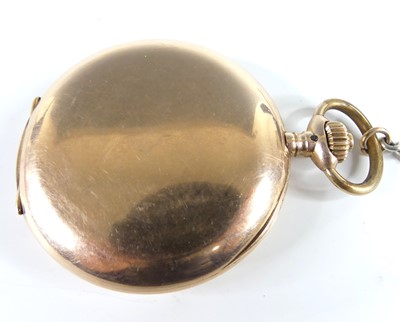 Lot 2553 - A Glashutter gent's 14ct gold cased full...