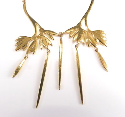 Lot 2556 - A Christian Dior gold plated necklace, circa...