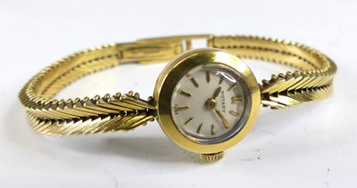 Lot 2557 - A vintage lady's Rotary 18ct gold bracelet...