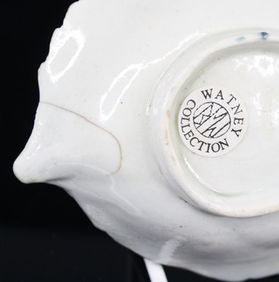 Lot 1056 - A Liverpool porcelain pickle dish, probably...