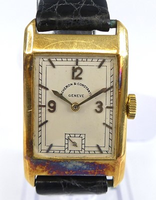 Lot 2768 - A Vacheron & Constantin gent's 18ct gold cased...