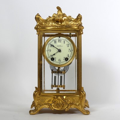 Lot 42 - An early 20th century American brass mounted...