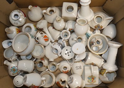 Lot 65 - A collection of crested ware to include Great...