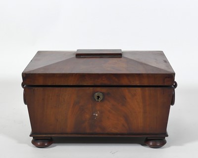 Lot 80 - A Regency mahogany lady's work box of...