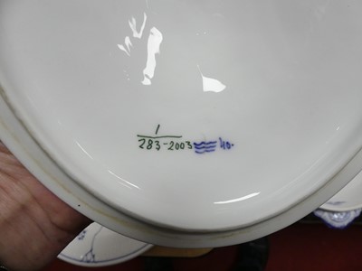 Lot 122 - A collection of Royal Copenhagen Blue...