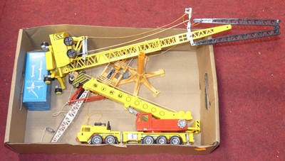 Lot 127 - A Siku scale diecast model of a crane;...