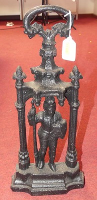 Lot 132 - A reproduction cast iron doorstop in the form...